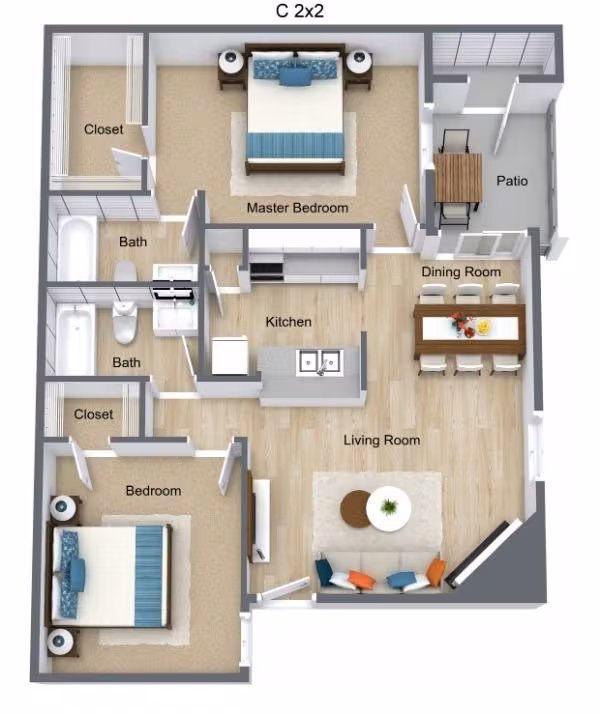 Floor Plan C 12-1215 floor plan